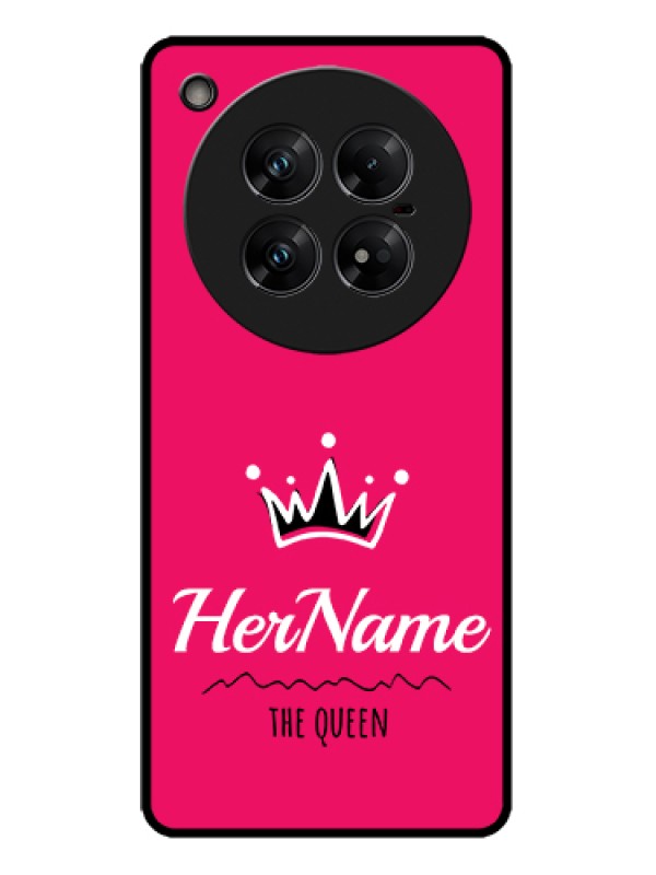 Custom Infinix Zero 40 5G Custom Metal Phone Case - Queen With Name Design