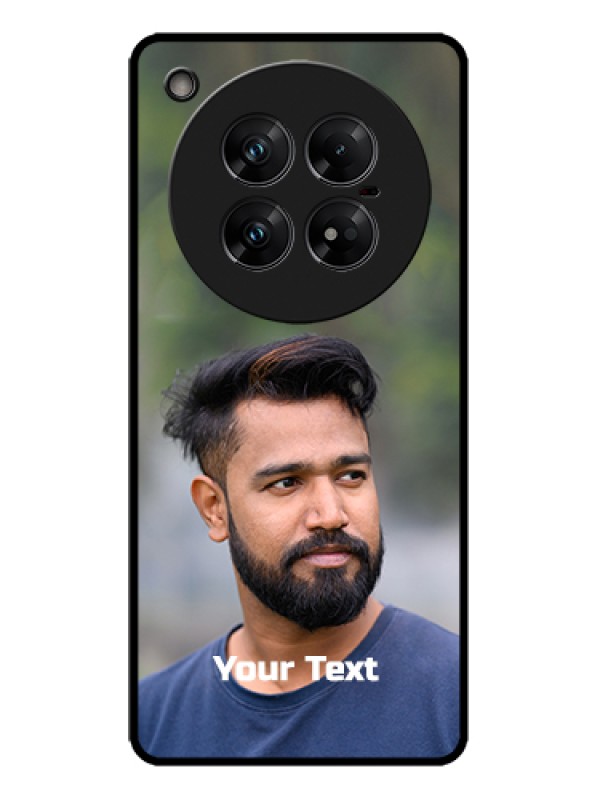 Custom Infinix Zero 40 5G Custom Metal Phone Case - Photo With Text Design