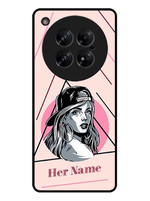 Custom Infinix Zero 40 5G Custom Metal Phone Case - Rockstar Girl Design