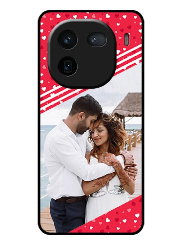 Custom iQOO 12 5G Custom Metal Phone CaseValentines Gift Design