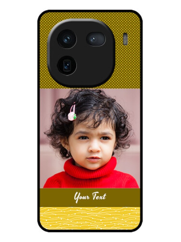 Custom iQOO 12 5G Custom Metal Phone CaseSimple Green Color Design