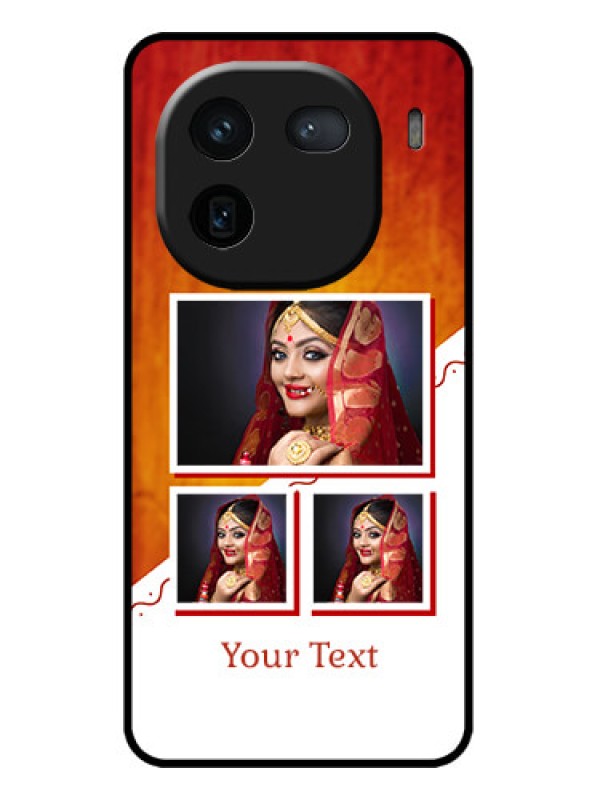 Custom iQOO 12 5G Custom Metal Phone CaseWedding Memories Design