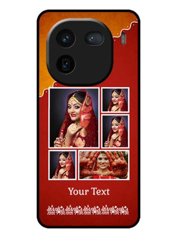 Custom iQOO 12 5G Custom Metal Phone CaseWedding Pic Upload Design