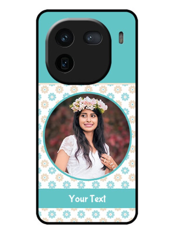 Custom iQOO 12 5G Custom Metal Phone CaseBeautiful Flowers Design