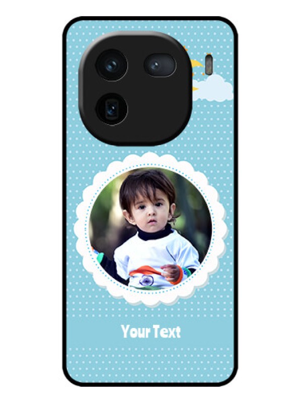 Custom iQOO 12 5G Custom Metal Phone CaseViolet Pattern Design