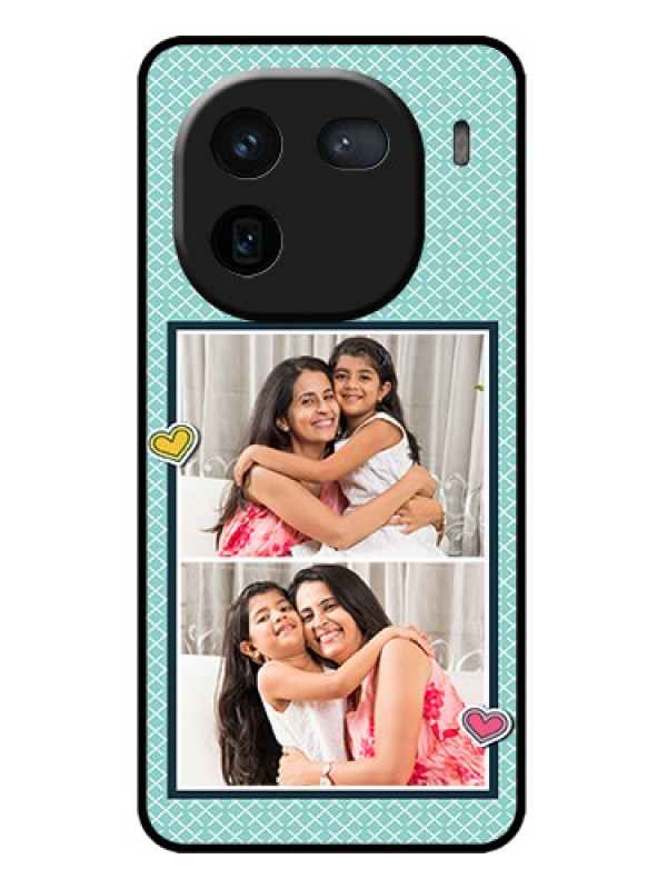 Custom iQOO 12 5G Custom Metal Phone Case2 Image Holder With Pattern Design