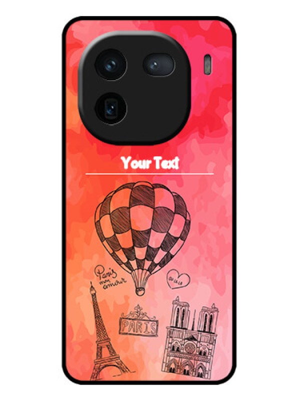 Custom iQOO 12 5G Custom Metal Phone CaseParis Theme Design