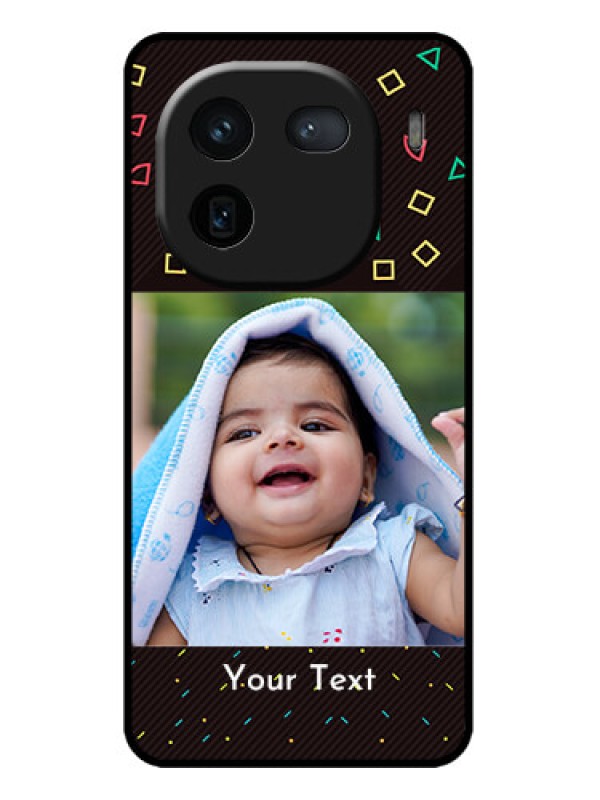 Custom iQOO 12 5G Custom Metal Phone CaseWith Confetti Birthday Design