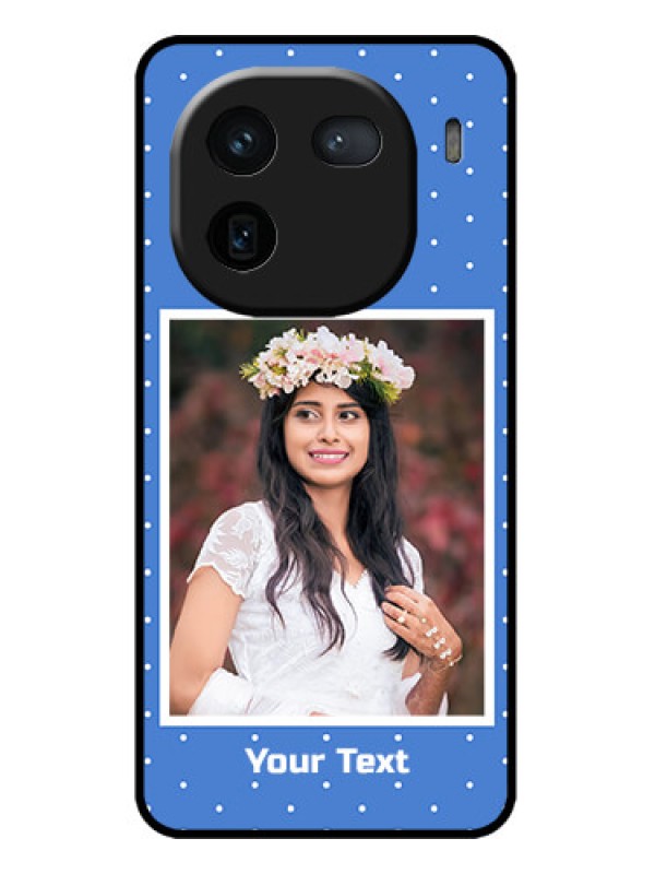 Custom iQOO 12 5G Custom Metal Phone CasePolka Dots Design