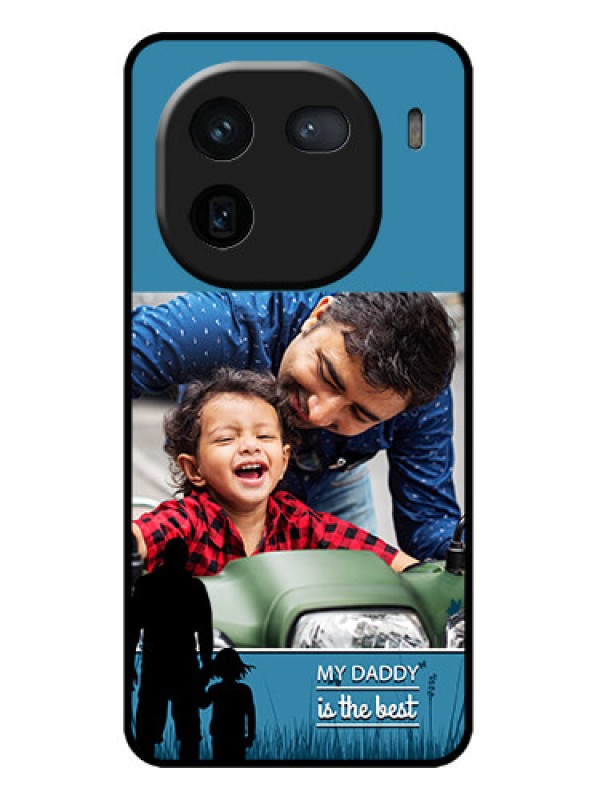 Custom iQOO 12 5G Custom Metal Phone CaseBest Dad Design