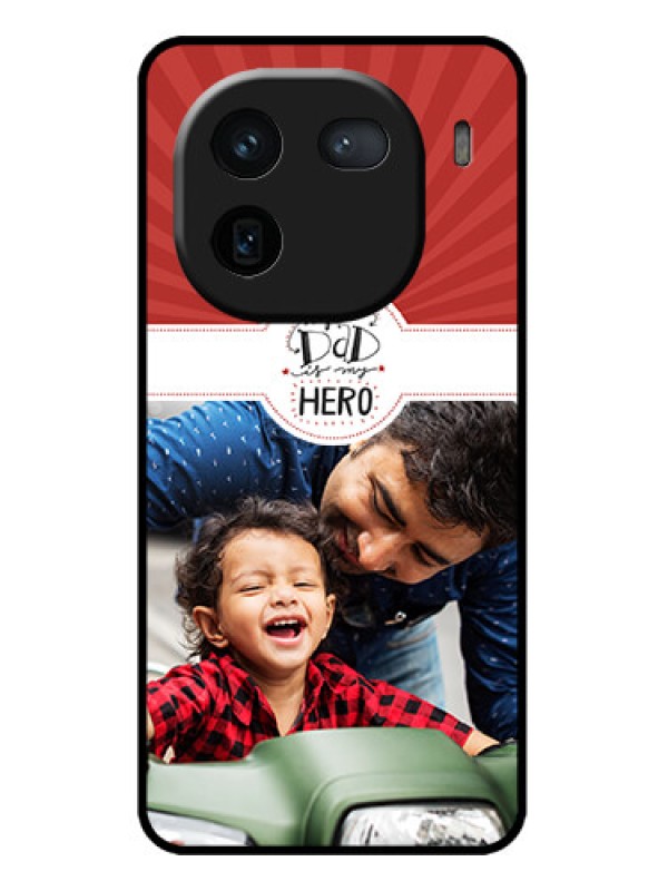 Custom iQOO 12 5G Custom Metal Phone CaseMy Dad Hero Design