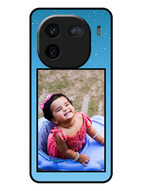 Custom iQOO 12 5G Custom Metal Phone CaseWave Pattern Colorful Design