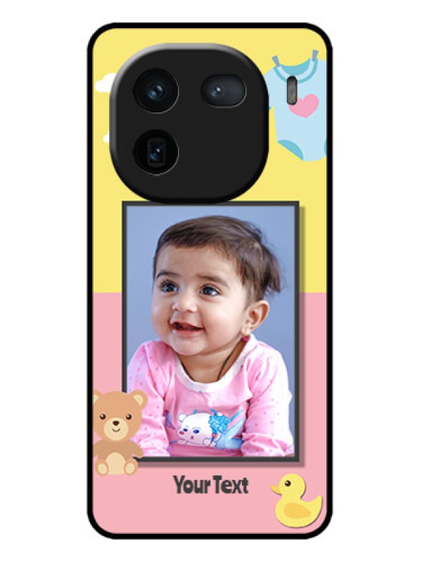 Custom iQOO 12 5G Custom Metal Phone CaseKids 2 Color Design