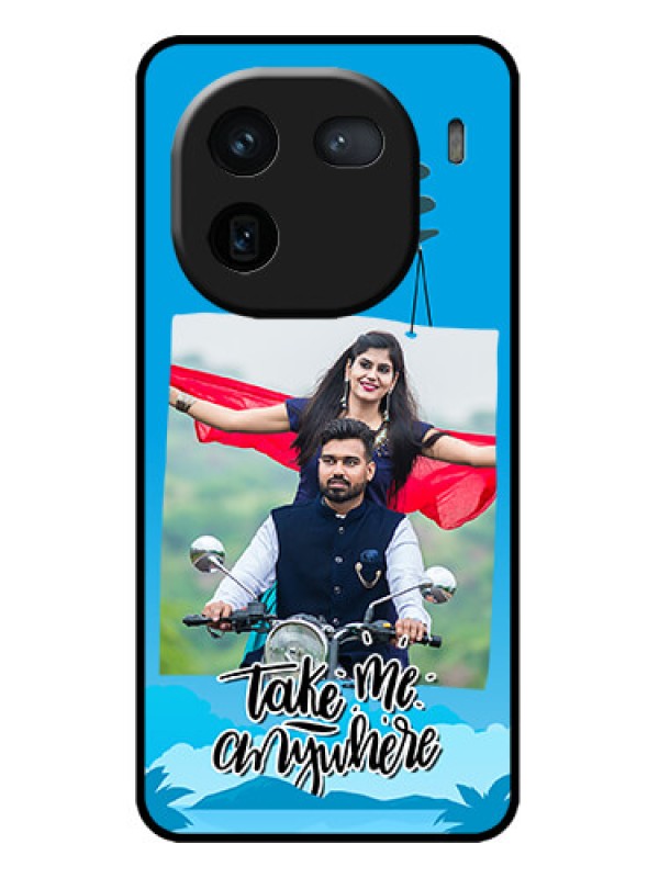 Custom iQOO 12 5G Custom Metal Phone CaseTraveller Design