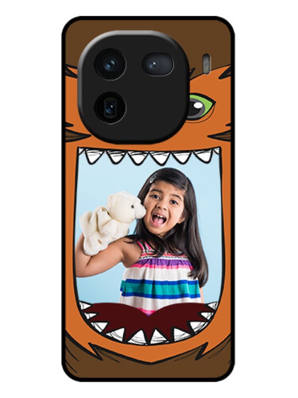 Custom iQOO 12 5G Custom Metal Phone CaseOwl Monster Back Case Design