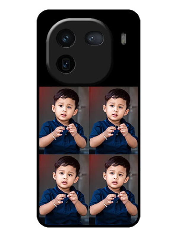 Custom iQOO 12 5G Custom Metal Phone Case4 Image Holder Design