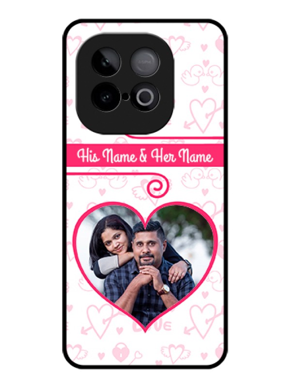 Custom iQOO Neo 10 5G Custom Metal Phone Case - Heart Shape Love Design