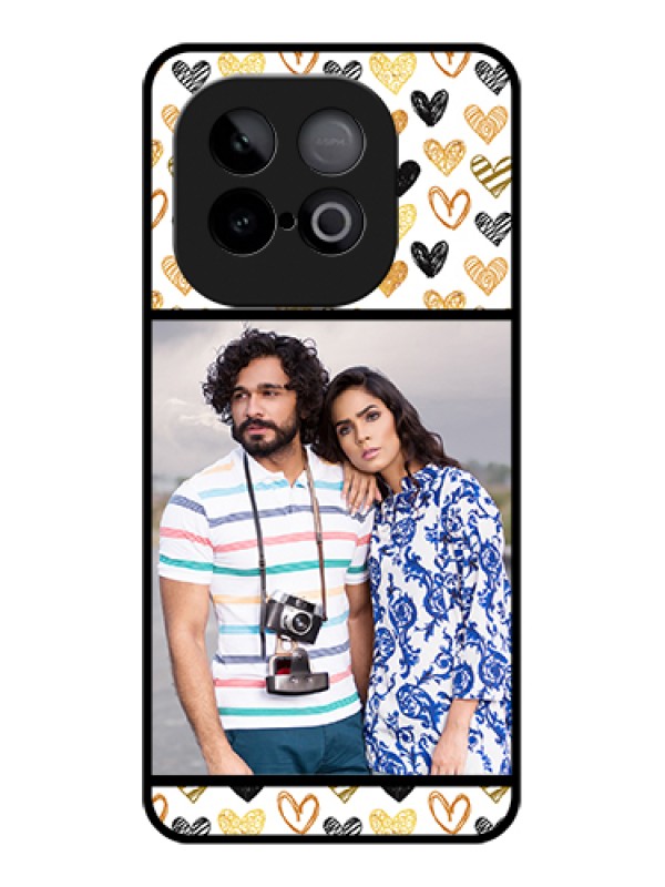 Custom iQOO Neo 10 5G Custom Metal Phone Case - Love Symbol Design