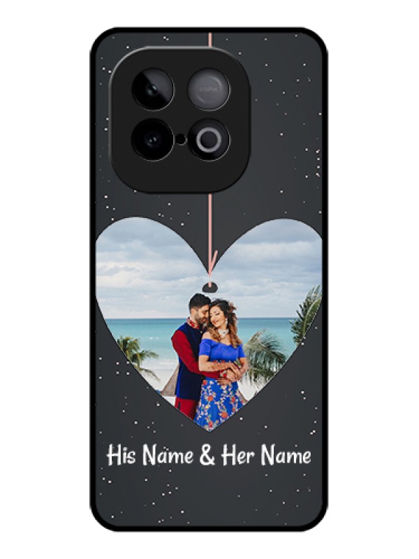 Custom iQOO Neo 10 5G Custom Metal Phone Case - Hanging Heart Design