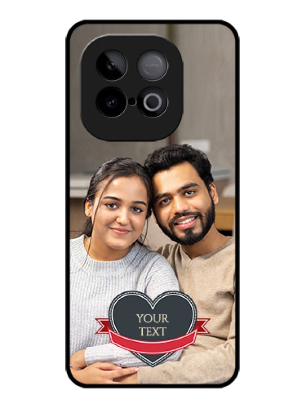 Custom iQOO Neo 10 5G Custom Metal Phone Case - Just Married Couple Design