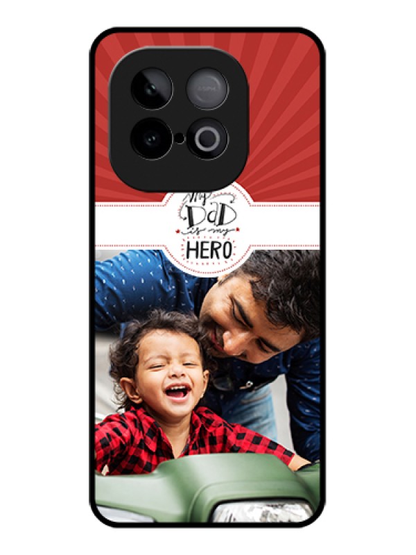 Custom iQOO Neo 10 5G Custom Metal Phone Case - My Dad Hero Design