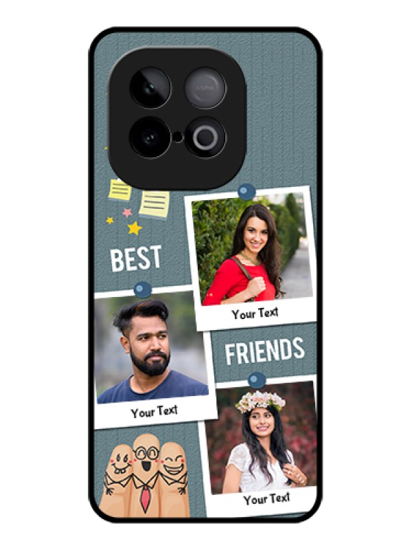Custom iQOO Neo 10 5G Custom Metal Phone Case - Sticky Frames And Friendship Design