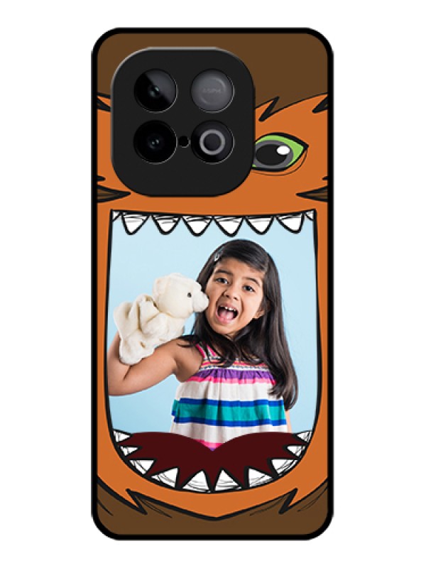 Custom iQOO Neo 10 5G Custom Metal Phone Case - Owl Monster Back Case Design