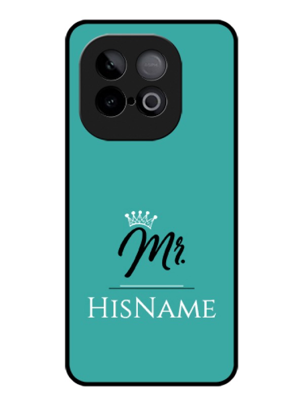 Custom iQOO Neo 10 5G Custom Metal Phone Case - Mr With Name Design