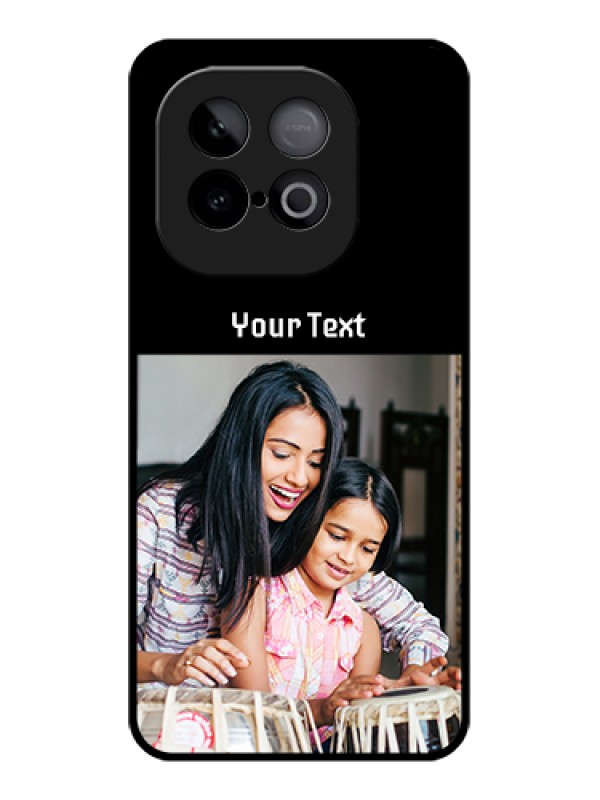 Custom iQOO Neo 10 5G Custom Metal Phone Case - Photo With Name Design