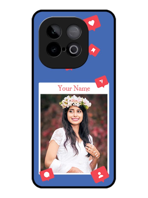 Custom iQOO Neo 10 5G Custom Metal Phone Case - Like Share And Comment Design