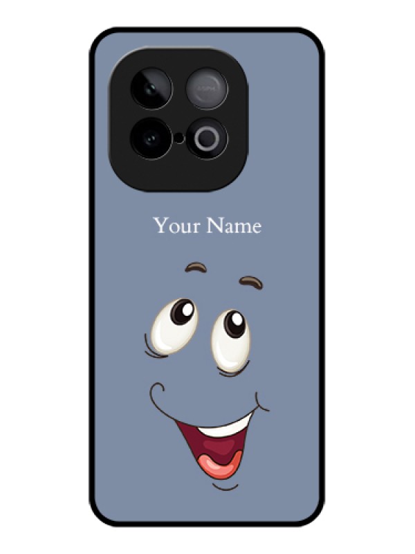 Custom iQOO Neo 10 5G Custom Metal Phone Case - Laughing Cartoon Face Design