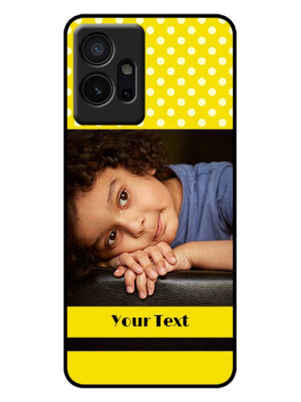 Custom iQOO Z6 5G Custom Metal Phone Case - Bright Yellow Case Design