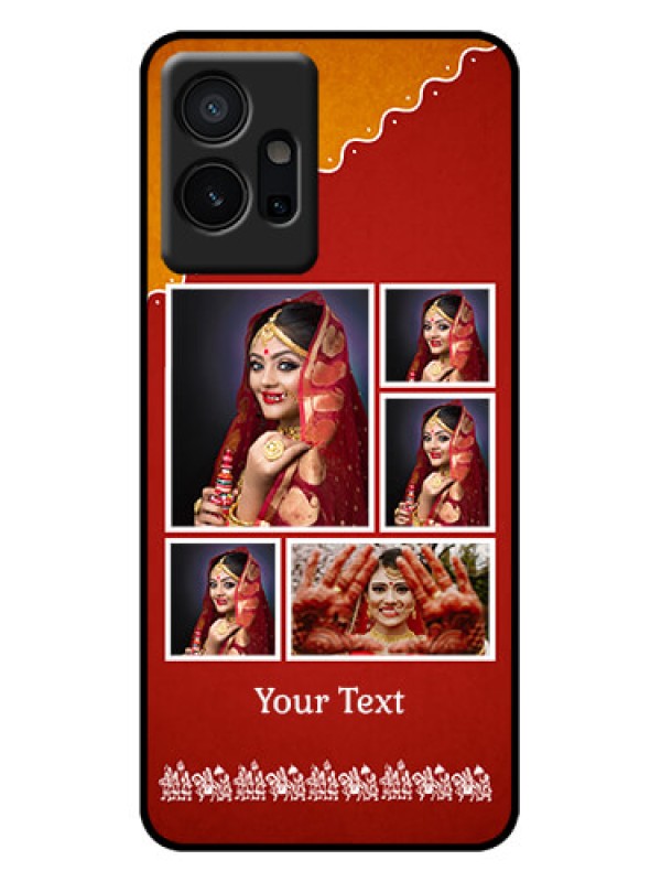 Custom iQOO Z6 5G Custom Metal Phone Case - Wedding Pic Upload Design
