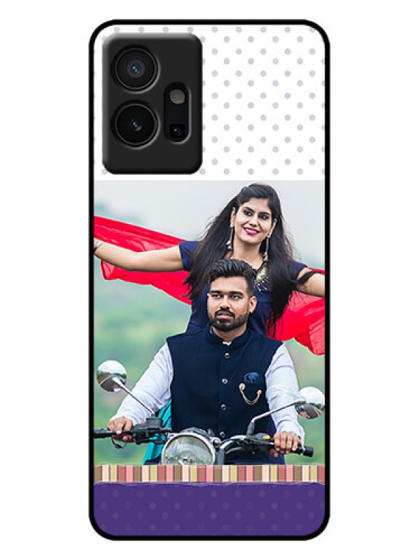 Custom iQOO Z6 5G Custom Metal Phone Case - Cute Family Design