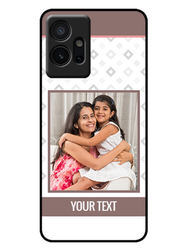 Custom iQOO Z6 5G Custom Metal Phone Case - Simple Diamond Design