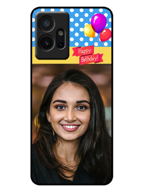 Custom iQOO Z6 5G Custom Metal Phone Case - Happy Birthday Design