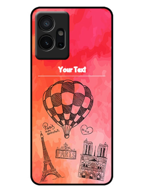 Custom iQOO Z6 5G Custom Metal Phone Case - Paris Theme Design
