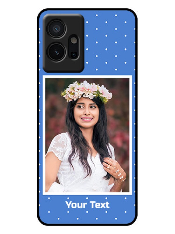 Custom iQOO Z6 5G Custom Metal Phone Case - Polka Dots Design