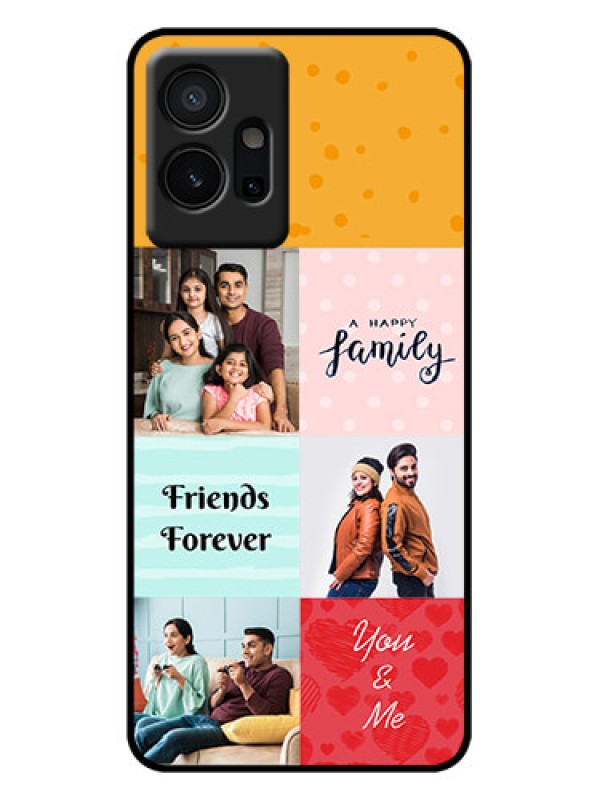 Custom iQOO Z6 5G Custom Metal Phone Case - Images With Quotes Design