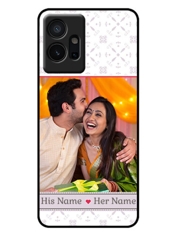 Custom iQOO Z6 5G Custom Metal Phone Case - With Photo And Ethnic Design