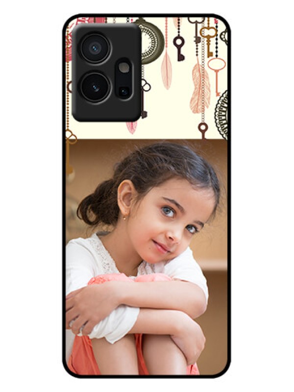 Custom iQOO Z6 5G Custom Metal Phone Case - Boho Style Design