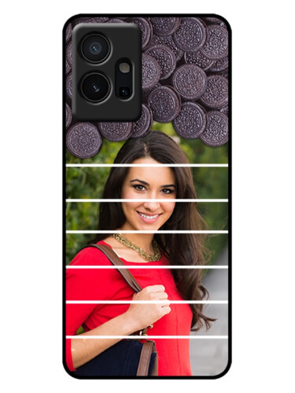 Custom iQOO Z6 5G Custom Metal Phone Case - With Oreo Biscuit Design