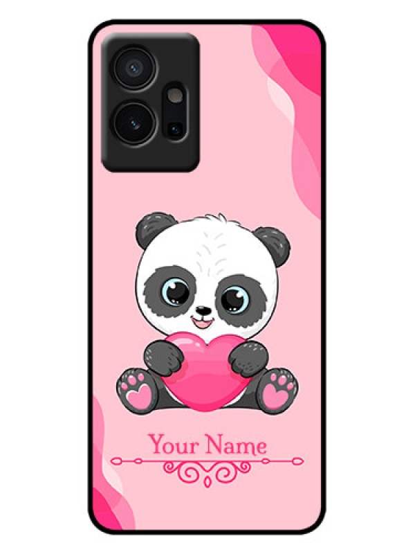 Custom iQOO Z6 5G Custom Metal Phone Case - Cute Panda Design