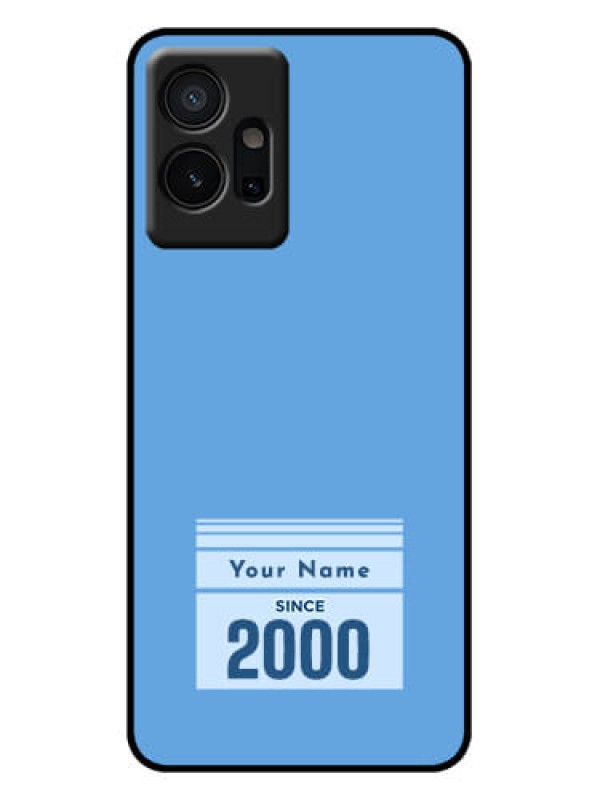 Custom iQOO Z6 5G Custom Metal Phone Case - Custom Year Of Birth Design