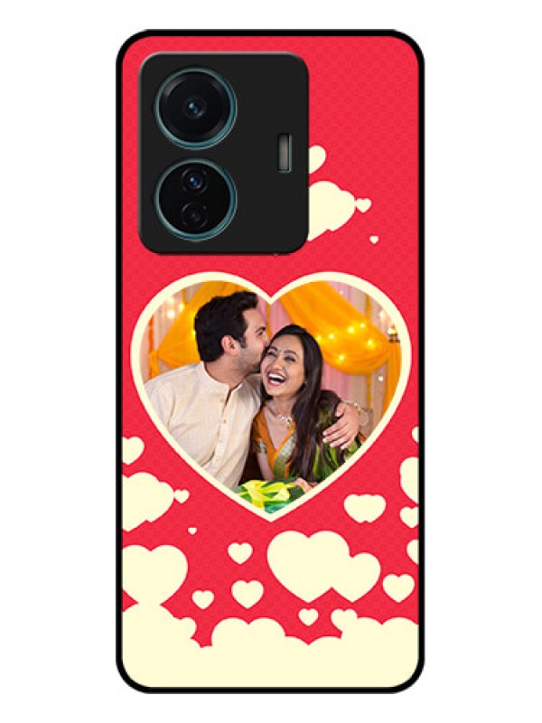 Custom iQOO Z6 Pro 5G Custom Metal Phone Case - Love Symbols Phone Cover Design