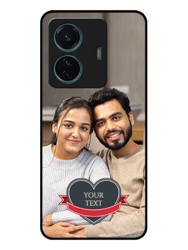 Custom iQOO Z6 Pro 5G Custom Metal Phone Case - Just Married Couple Design