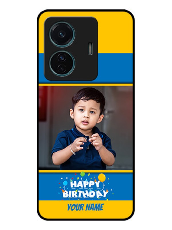 Custom iQOO Z6 Pro 5G Custom Metal Phone Case - Birthday Wishes Design