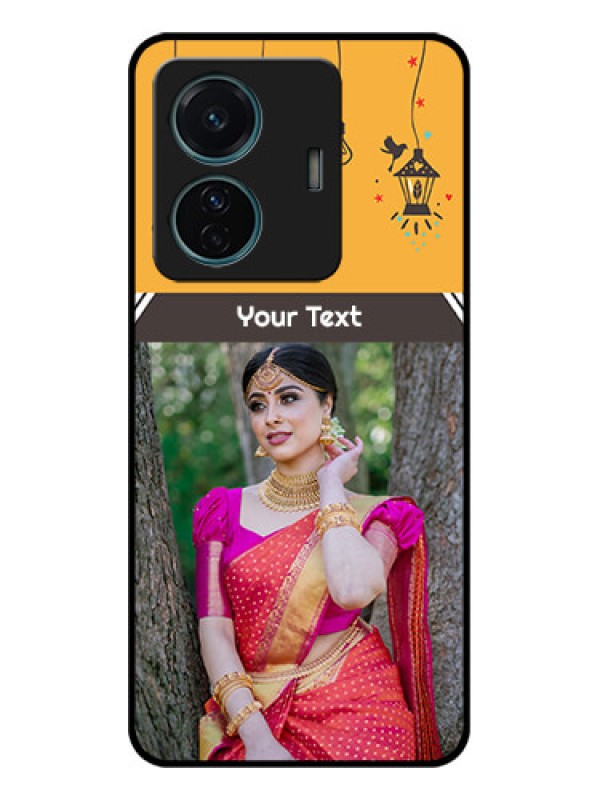 Custom iQOO Z6 Pro 5G Custom Metal Phone Case - With Family Picture And Icons