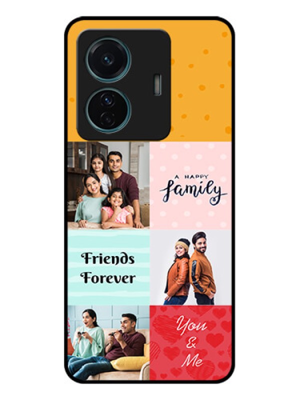 Custom iQOO Z6 Pro 5G Custom Metal Phone Case - Images With Quotes Design