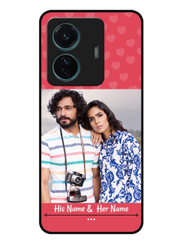 Custom iQOO Z6 Pro 5G Custom Metal Phone Case - Simple Love Design
